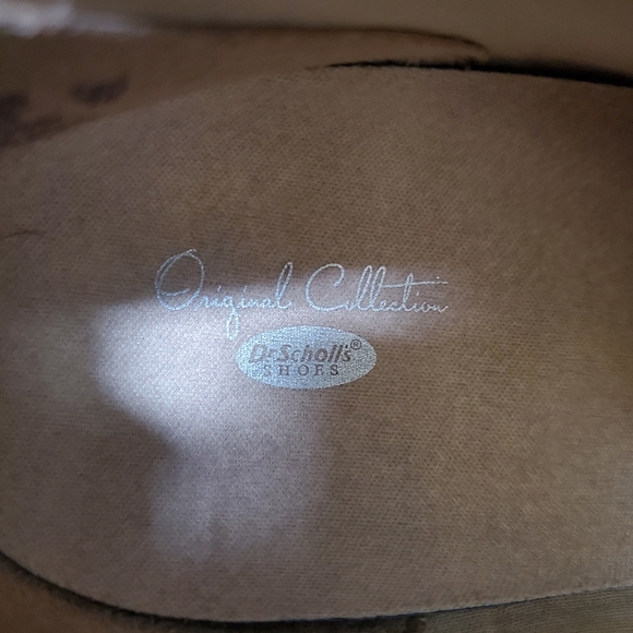 NWOT Dr. Scholl's Women's All Good Zipper Almond Toe Leather Booties camel, Sz 9 - Picture 6 of 12